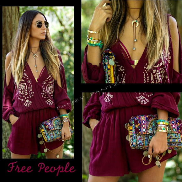 Free People Pants - Free People Romper Love All Around shorts